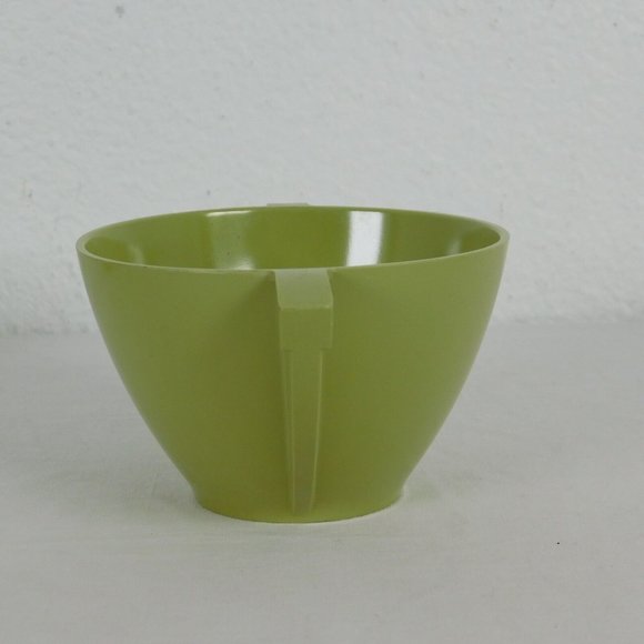 Green Melmac Mallo-Ware Sugar Bowl & Creamer Set Melamine Mallory Vtg 50s NO LID - Picture 3 of 11